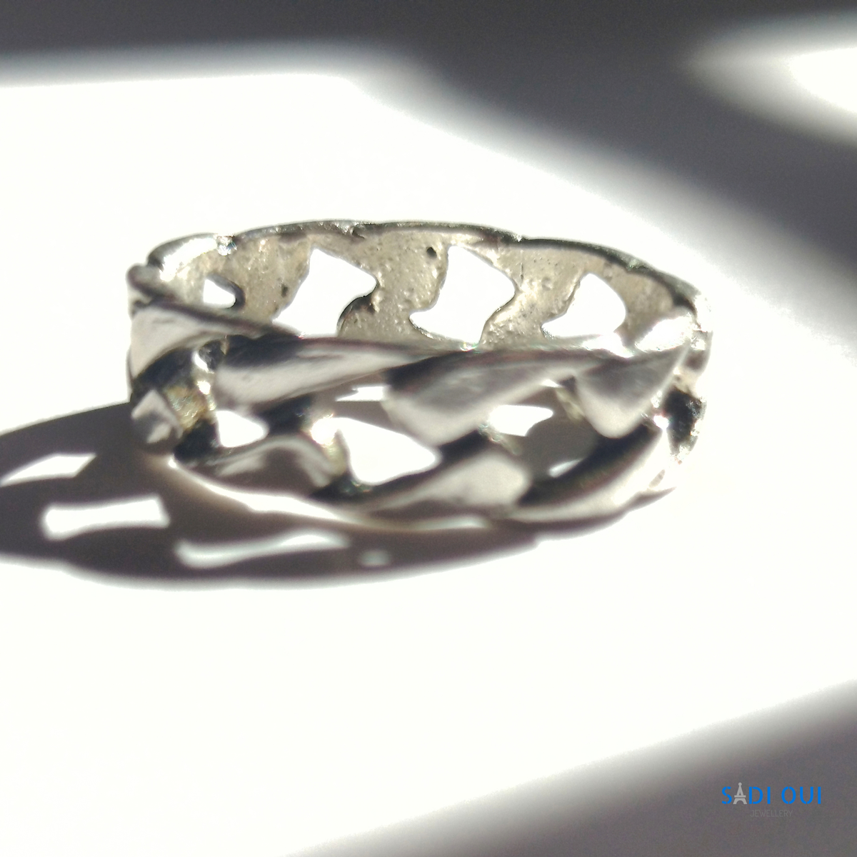 Anel Corrente Base em Aço Inoxidável | SADI OUI Jewellery