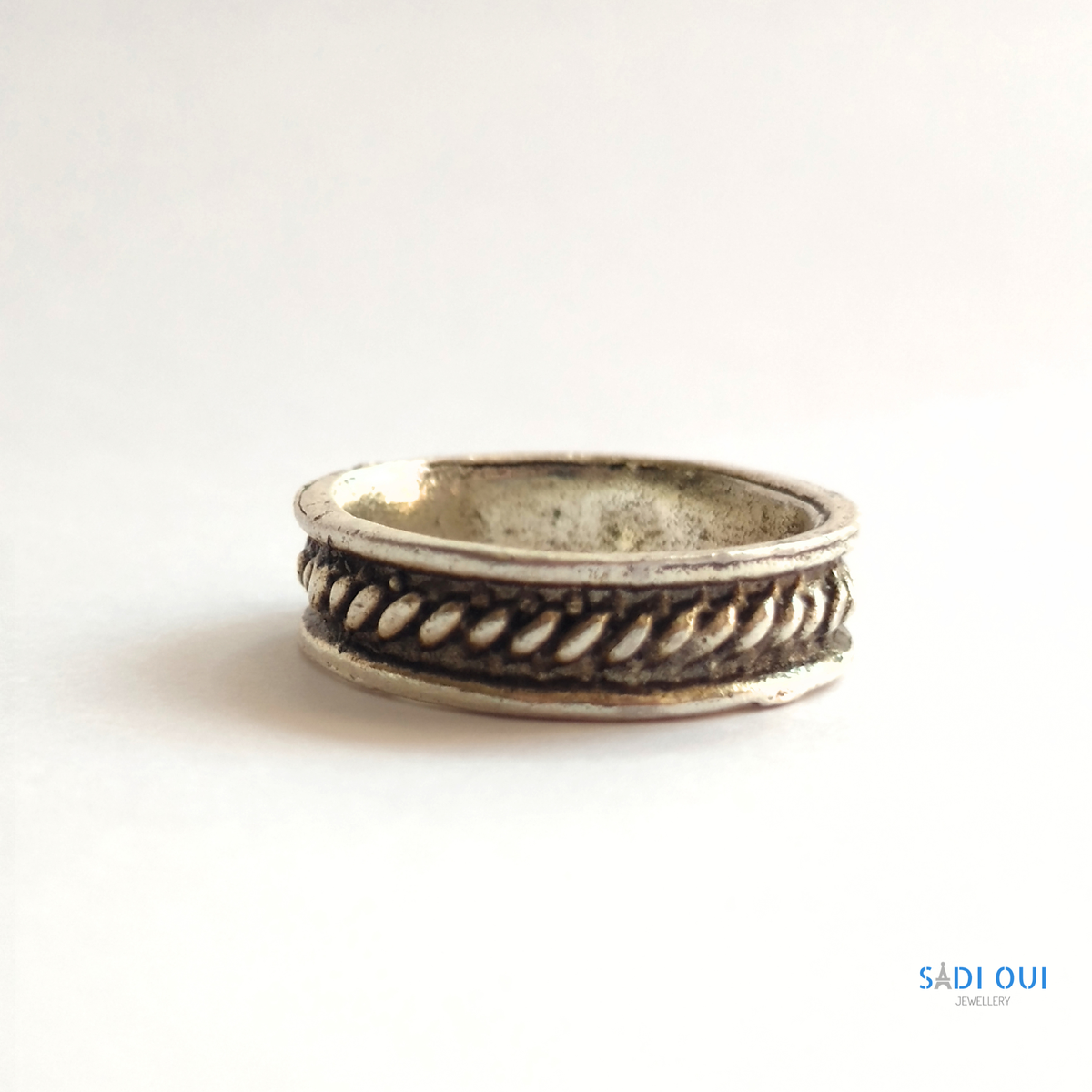Anel Simples Base em Aço Inoxidável | SADI OUI Jewellery