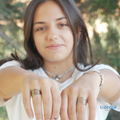 Anel Bold em Aço Inoxidável | SADI OUI Jewellery