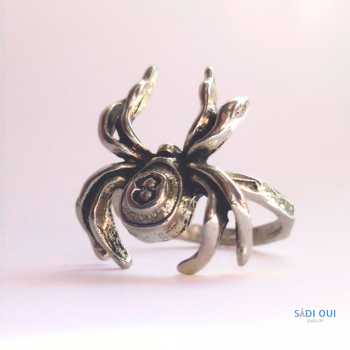 Anel Aranha Base em Aço Inoxidável | SADI OUI Jewellery