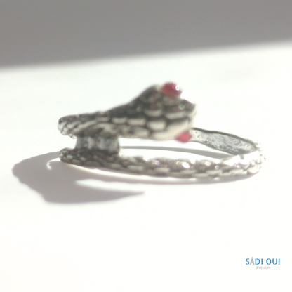 Anel Serpente Base em Aço Inoxidável | SADI OUI Jewellery